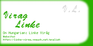 virag linke business card